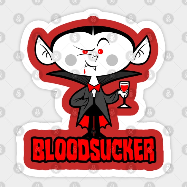 bloodsucker Sticker by richhwalsh